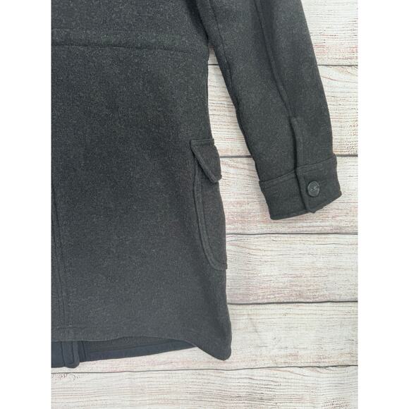 Patagonia Better Sweater Coat Womens Small Dark Gray Fleece Thigh Length - Picture 7 of 12
